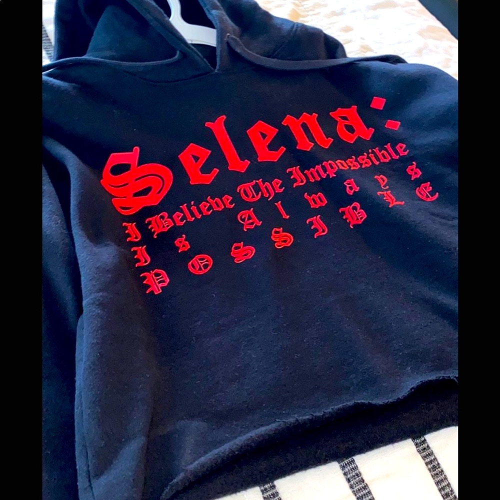 Forever21 Selena Cropped Hoodie